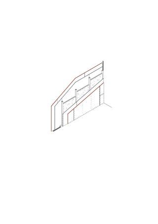 Einfachständerwand nichttragend, 1 x 12,5 mm DANO® Platte + 13 mm Holzwerkstoffplatte