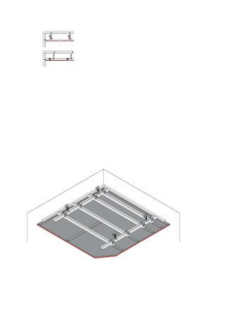 Abgehängte Unterdecke, Strahlenschutz , 1 x 12,5 mm DANO® Blei DF/GKF
