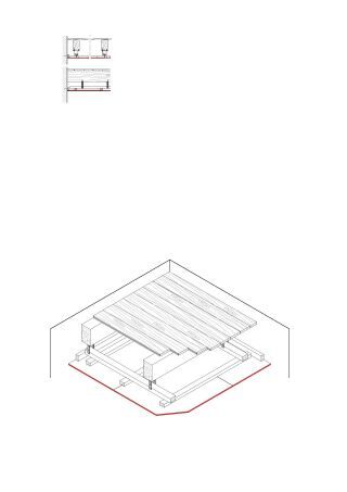 Gipsplatten-Unterdecke für Holzbalkendecke, 1 x 12,5 mm DANO® Platte, mit Unterkonstruktion aus Holzlattung
