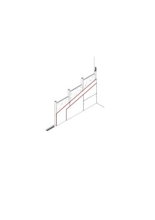 Danogips - Vorsatzschale/Schachtwand freistehend, 2 x 12,5 mm DANO® Platte, Holz-Unterkonstruktion (System: HV00-10)