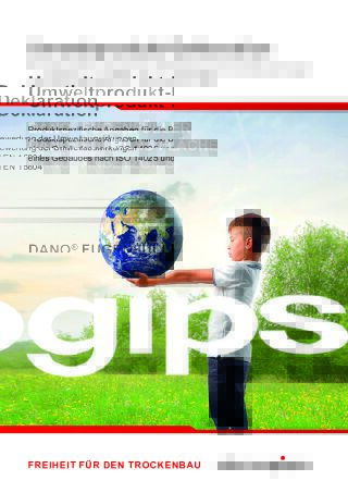 EPD Pulverspachtel und Ansetzgips