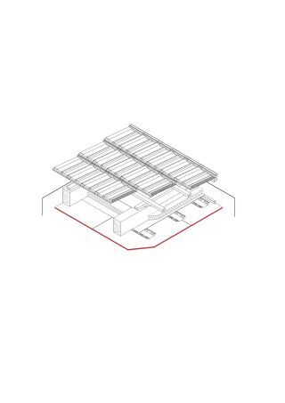 Gipsplattenbekeidung für Sparrendächer, 1 x 12,5 mm DANO® Fix, Ausführung mit Hutfederschiene