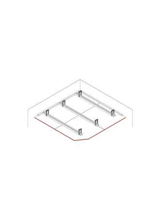 Danogips - Abgehängte Unterdecke, 1 x 12,5 mm DANO® Platte (System: D00-04)