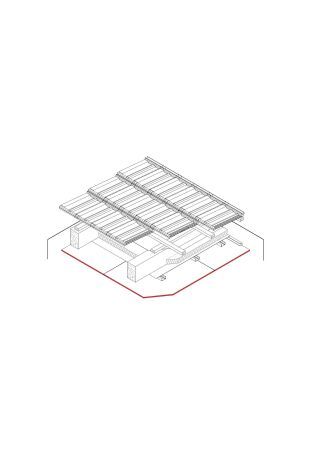 Gipsplattenbekeidung für Sparrendächer, 1 x 12,5 mm DANO® Fix