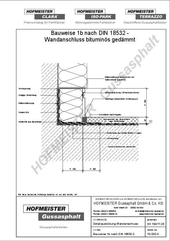 bituminös gedämmt 1 lagig