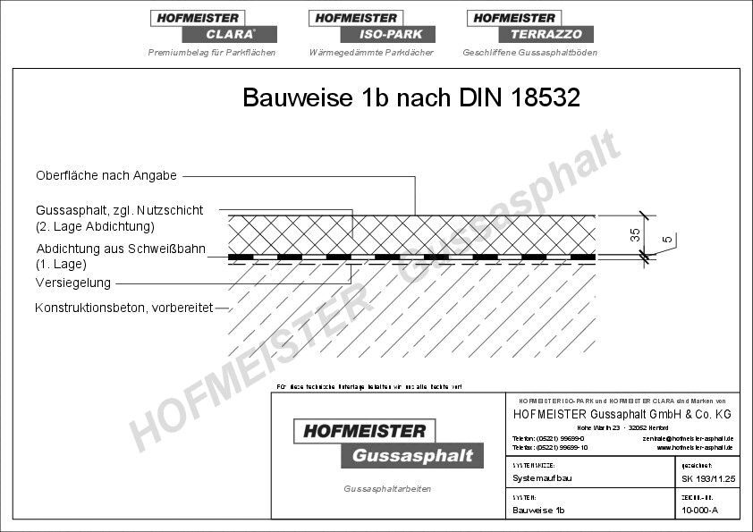 Bauweise nach DIN 18532