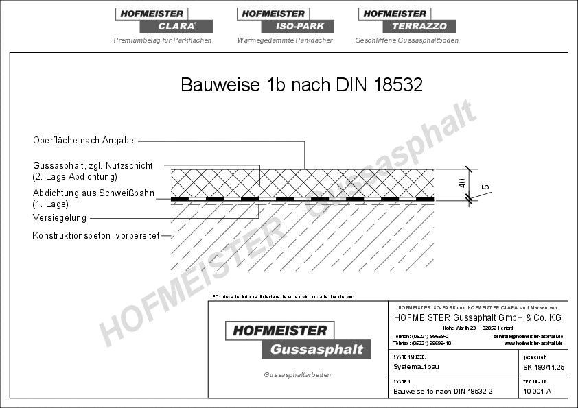 Bauweise nach DIN 18532-2