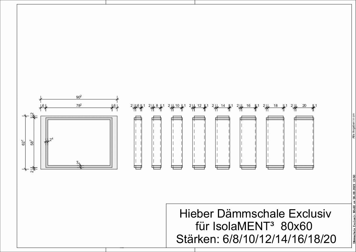 Thermo-Dämm-Vorsatzschale für Kellerfensterzarge Typ Solitär Thermo und Typ IsolaMENT³