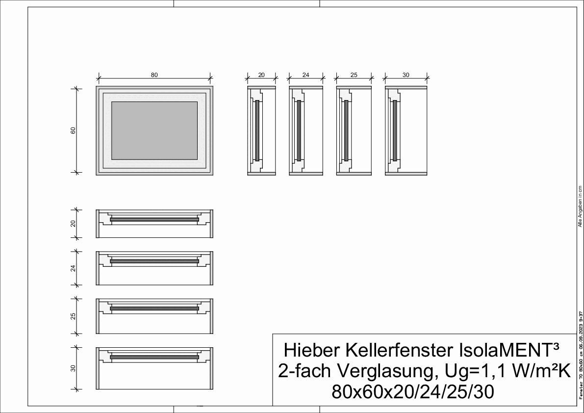 Kellerfenster IsolaMENT³