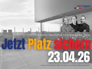 swisspor Deutschland lädt zum ersten Systemwerk 2026 nach Essen ein