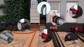 Kabeldurchführungen und Rohrdurchführungen für Infrastruktur und Gewerbe