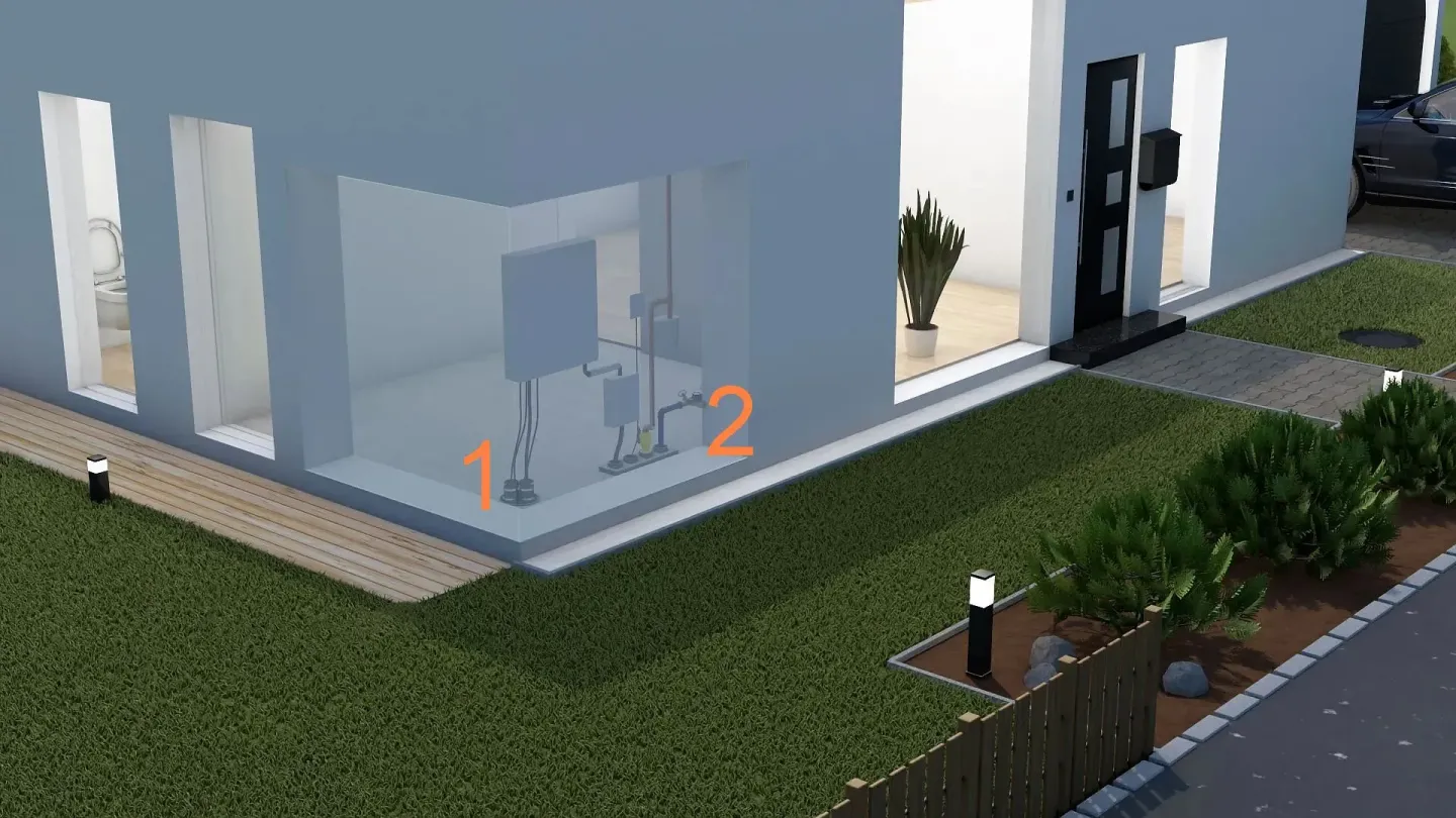 Hauseinführungen und Hausausführungen im Wohnungsbau Hauseinführungen und Hausausführungen im Wohnungsbau