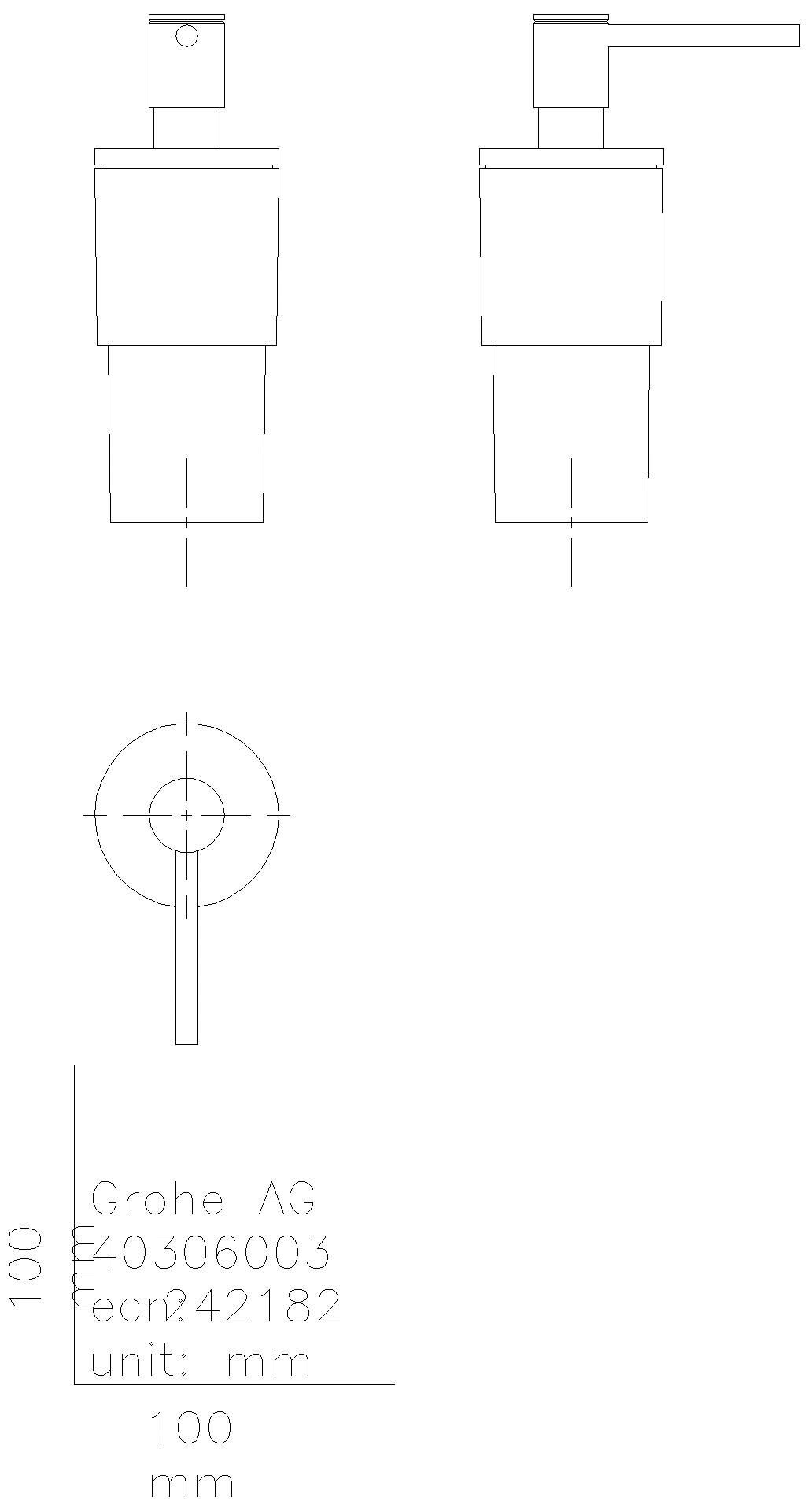 GROHE - GROHE Seifenspender Allure/Atrio 40886 hard graphite gebürstet