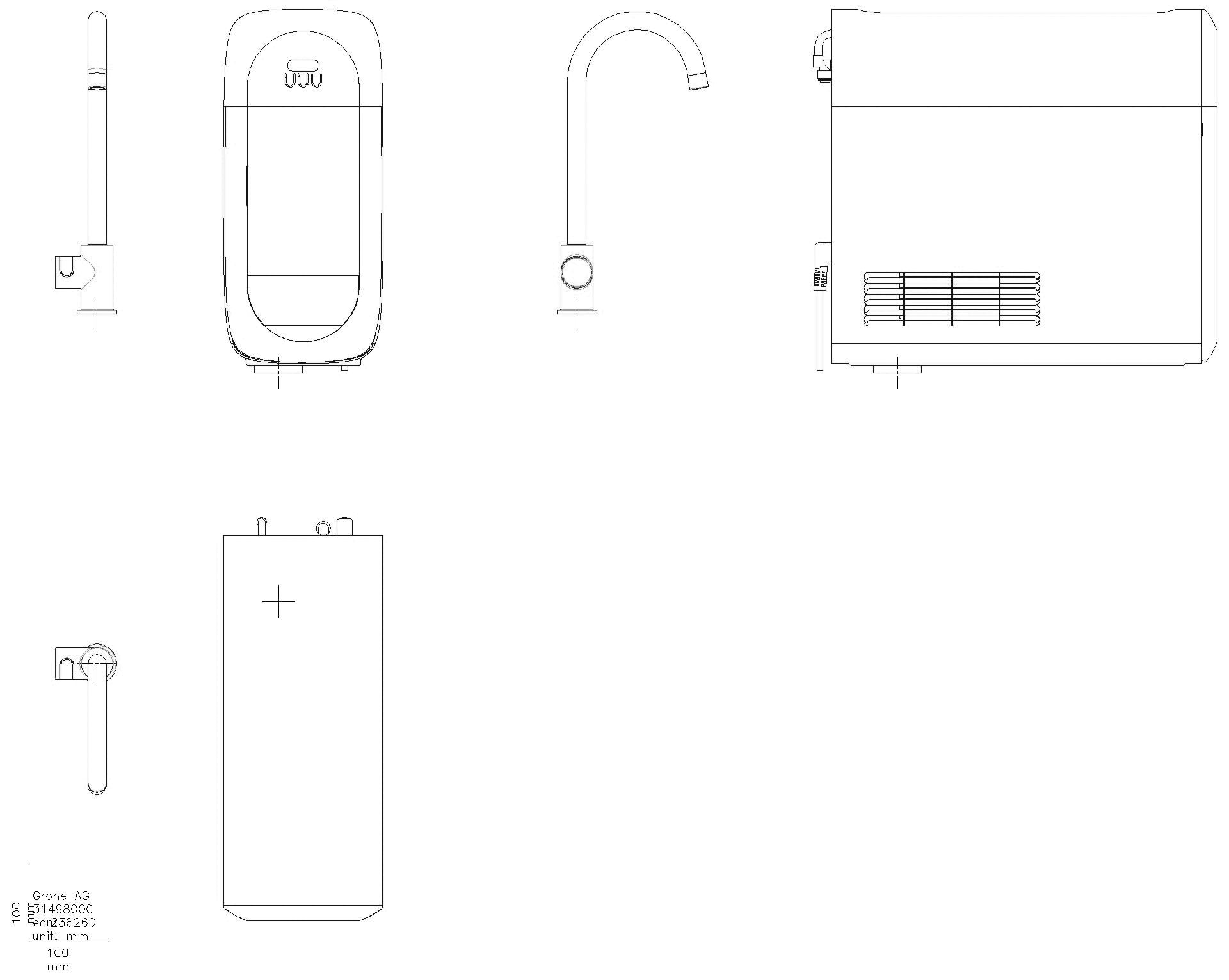 GROHE - GROHE Starterkit GROHE Blue Home Mono 31498_1 BT/WIFI C-Auslauf supersteel