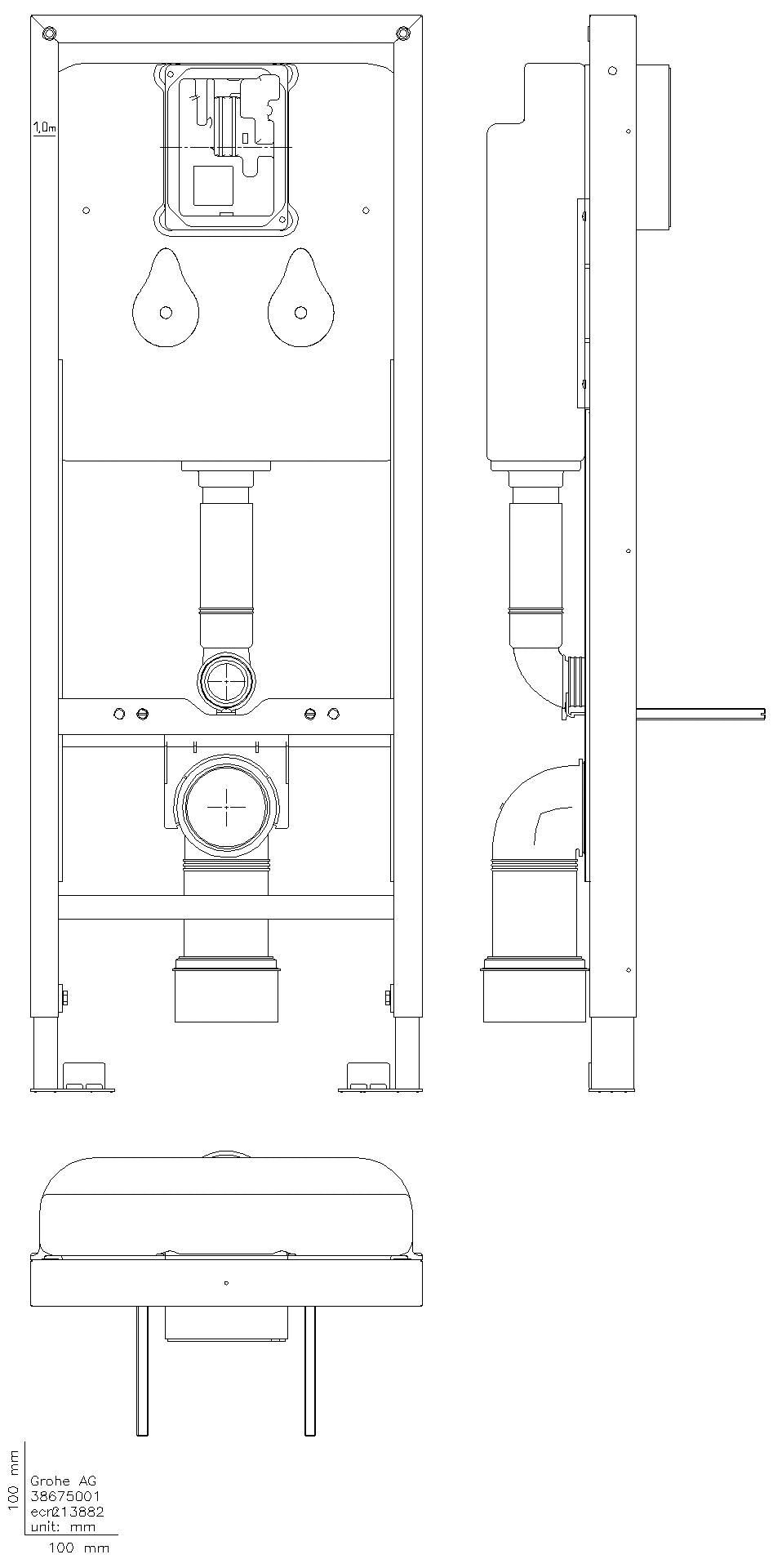 GROHE WC-Element Rapid SL 38675_1 BH 1,13m SPK 6 l behindertengerecht