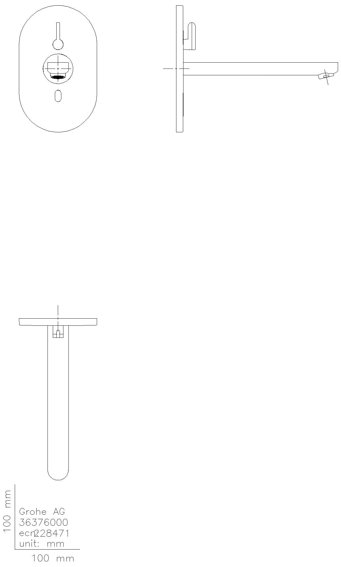 GROHE IR-Elektronik für WT Eurosmart CE 36376 FMS mit Mischung 230 V chrom