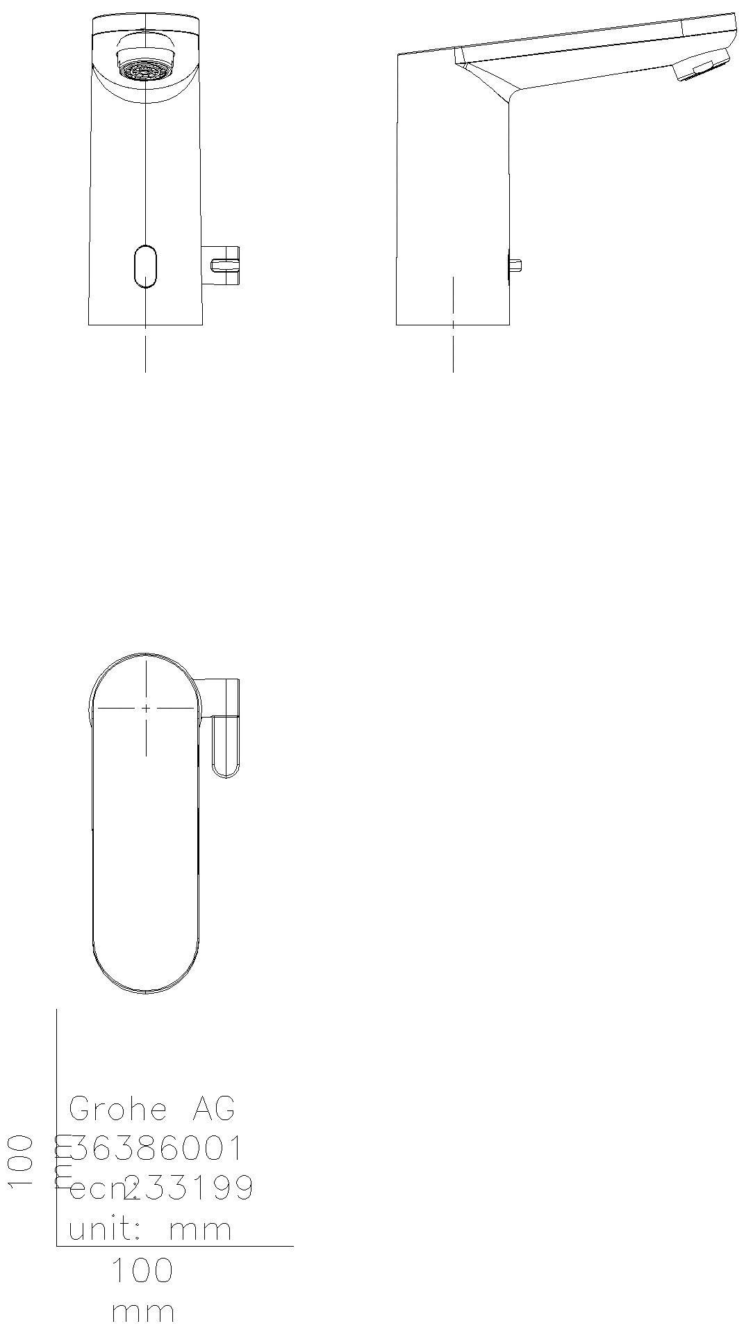 GROHE - GROHE Powerbox Eurosmart CE 36386_1 IR-Elektronik für WT mit Mischung chrom