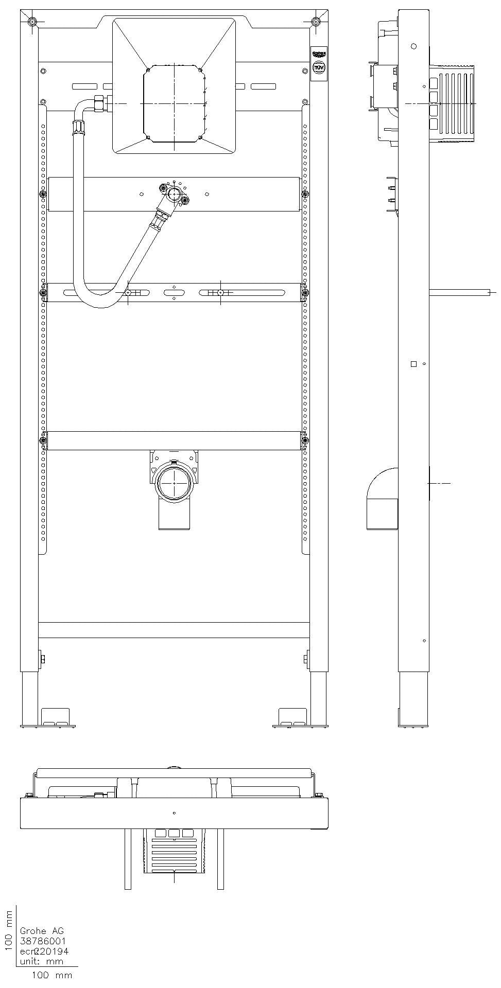 GROHE UR-Element Rapid SL 38786_1 mit Rapido U man./Tectron IR-Elektr. 6/230V