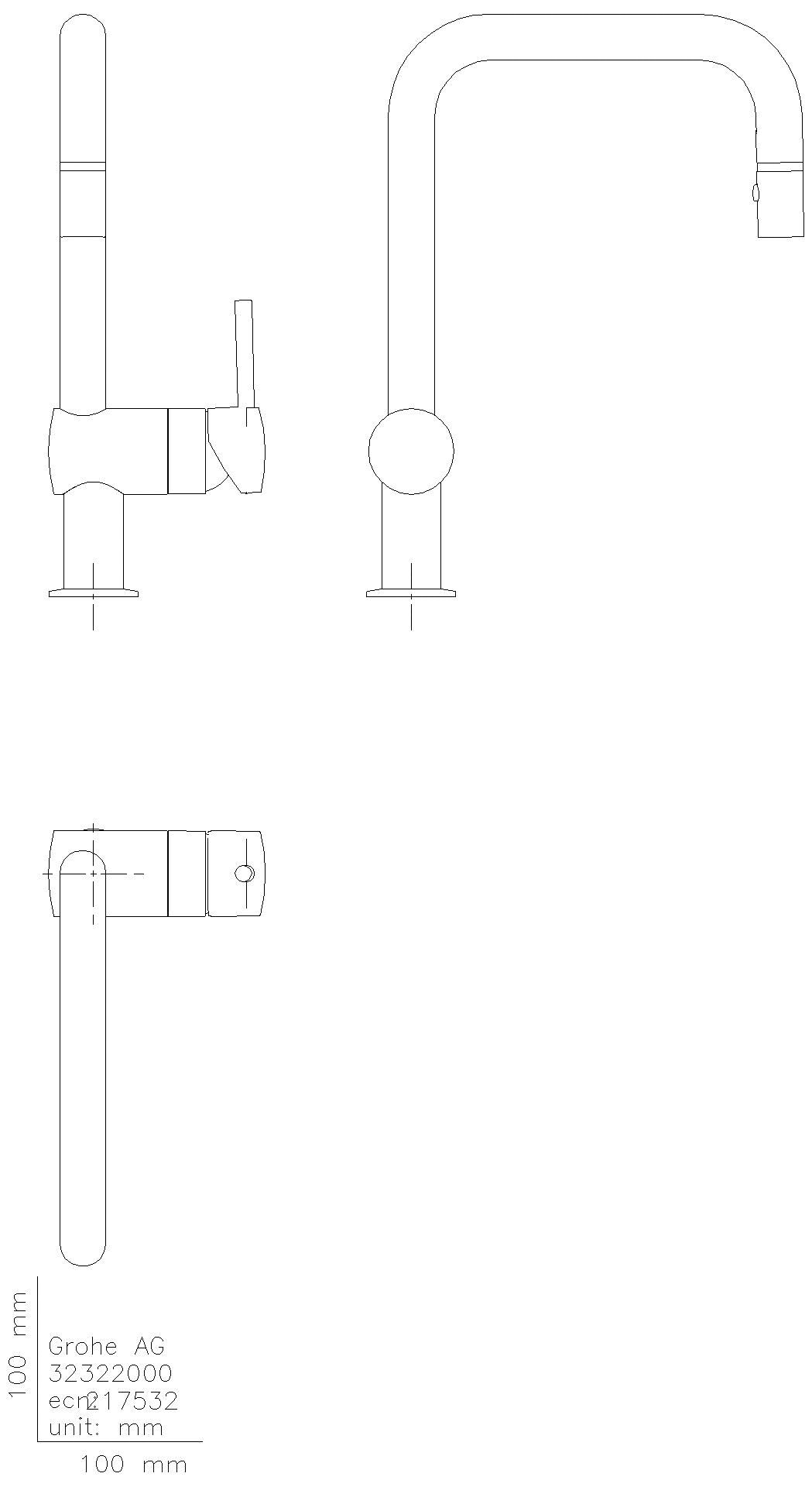 GROHE - GROHE EH-SPT-Batterie Minta 32322_2 U-Auslauf Spülbrause warm sunset geb.