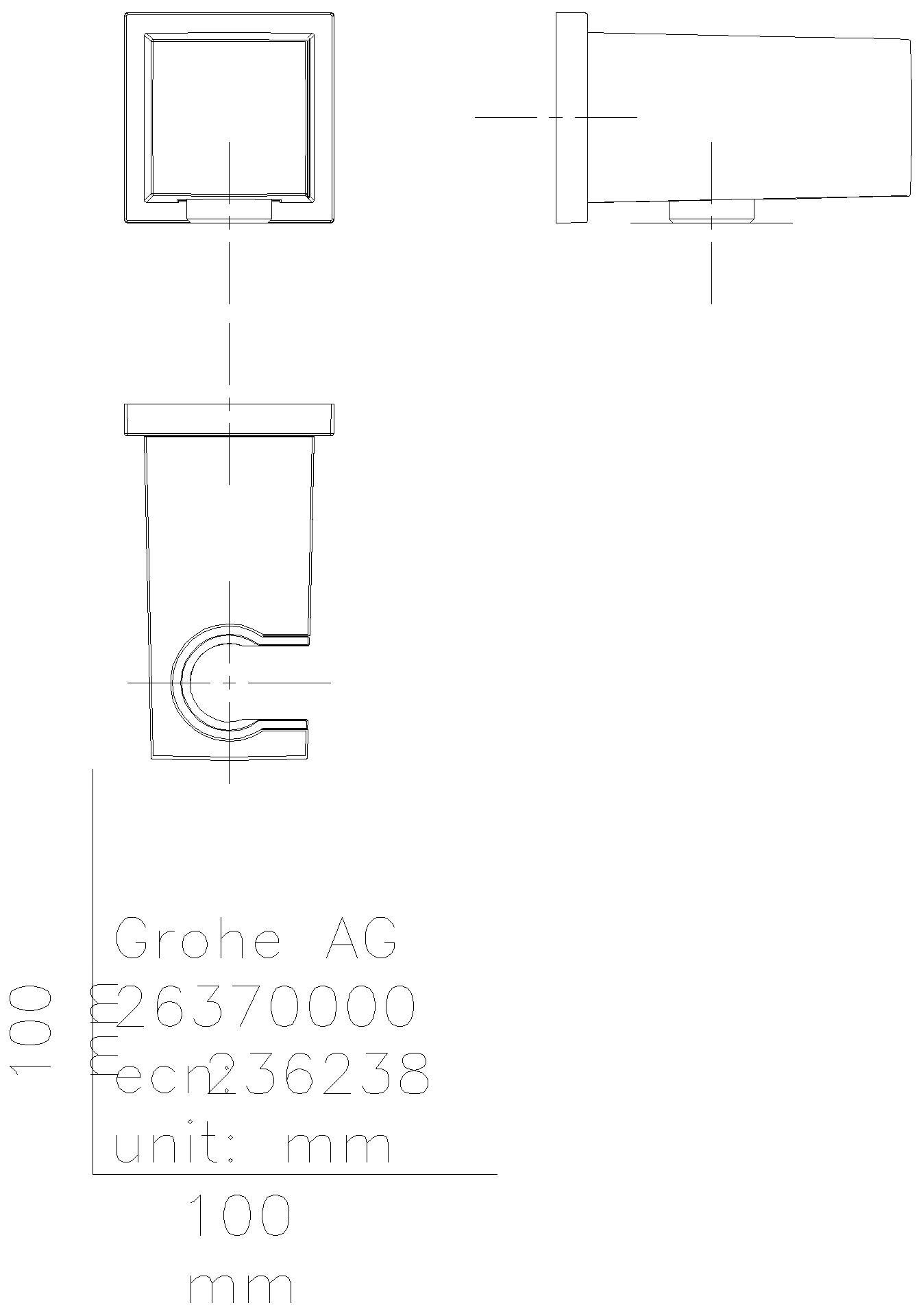 GROHE - GROHE UP-Duschsystem Grohtherm 34871 mit FMS eck./SmartBox/Kopfb./Brauseset chrom