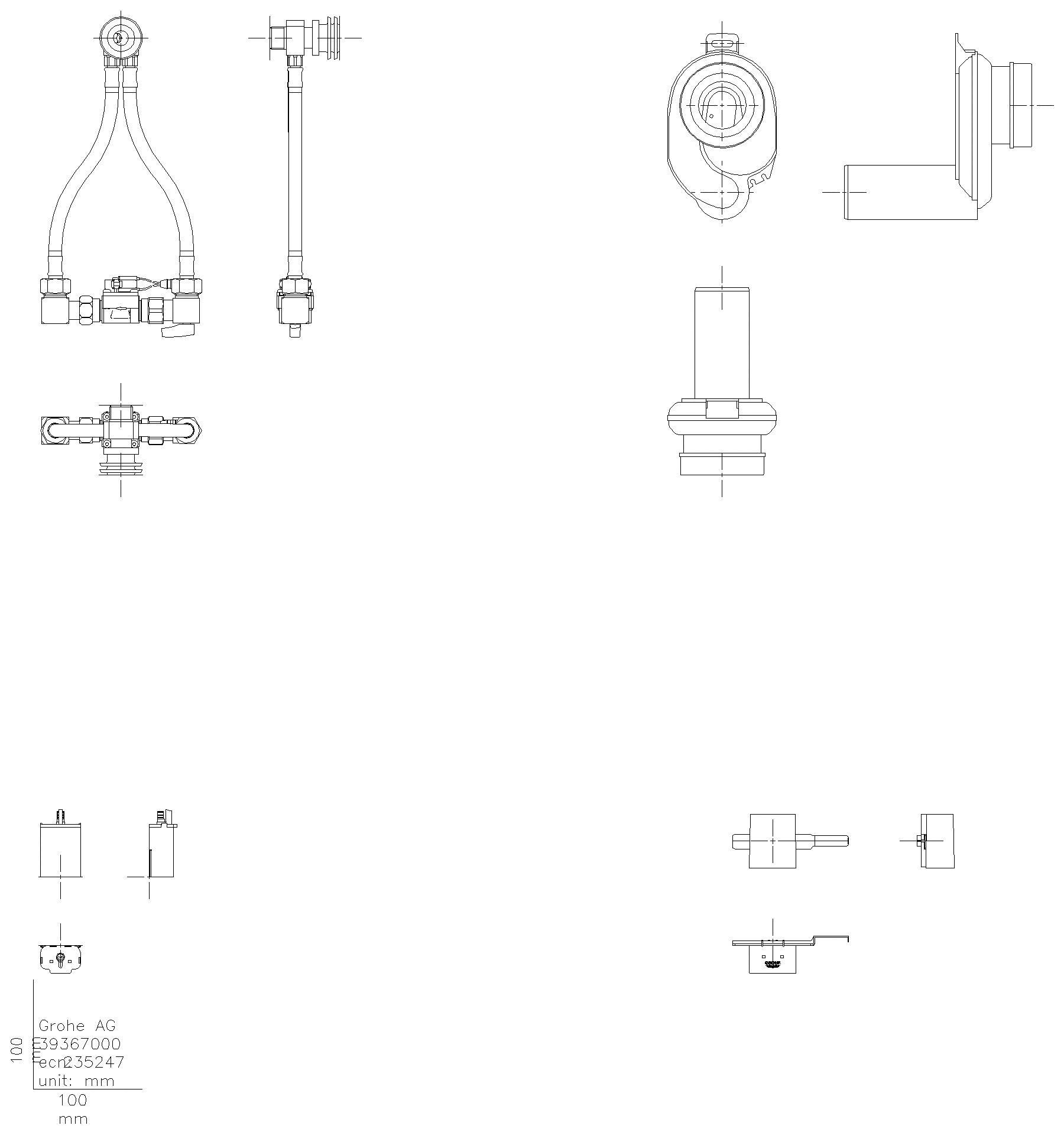 GROHE Temperatursensor 39367 für Urinal 6V Lithium-Batterie