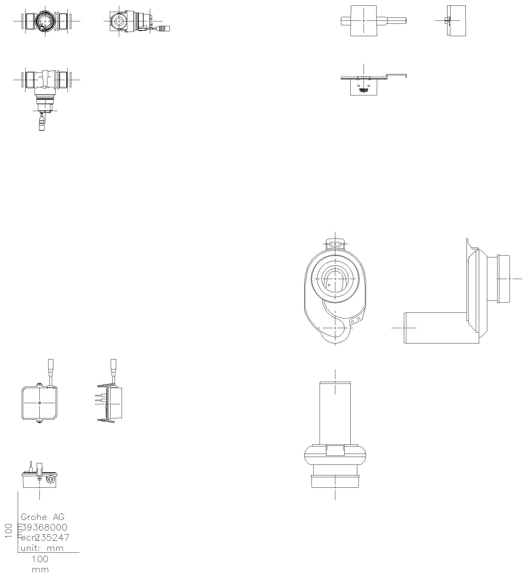 GROHE Temperatursensor 39368 für Urinal mit Trafo