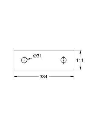 GROHE Rainshower Aqua Abdeckung für Deckenbrause GROHE - GROHE Rainshower Aqua Abdeckung für Deckenbrause