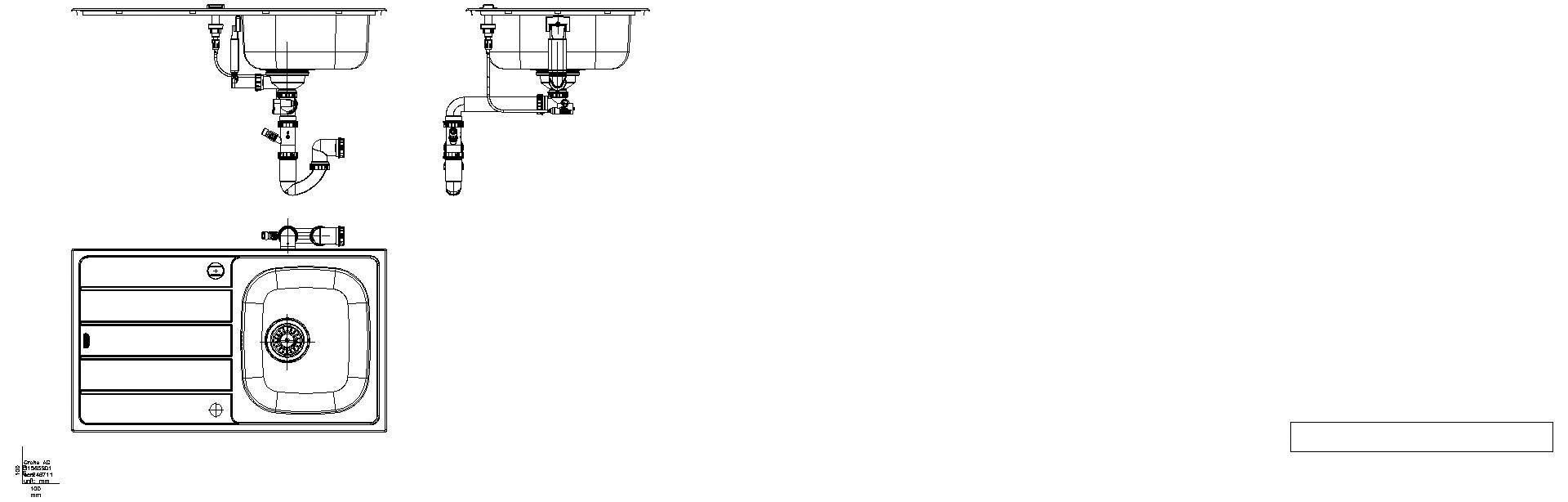 GROHE - GROHE Spülen-Bundle K200 31565_1 mit Edelstahlspüle/Eurosmart SPT-Batterie chrom
