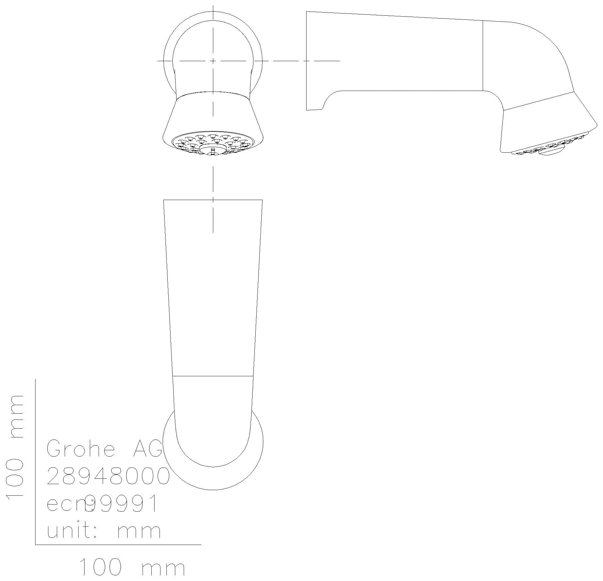 GROHE - GROHE Kopfbrause Relexa 60 28948 DN15 SpeedClean chrom