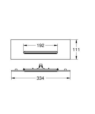 GROHE Rainshower Aqua Abdeckung für Deckenbrause GROHE - GROHE Rainshower Aqua Abdeckung für Deckenbrause