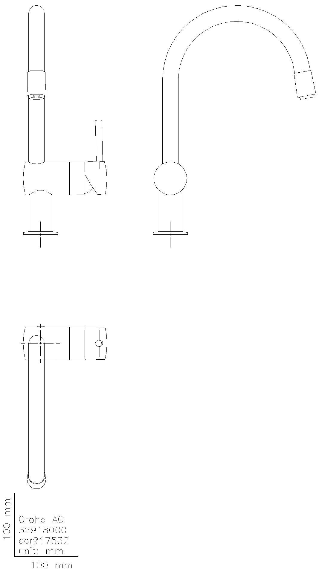 GROHE - GROHE EH-SPT-Batterie Minta 32918 Mousseurauslauf chrom