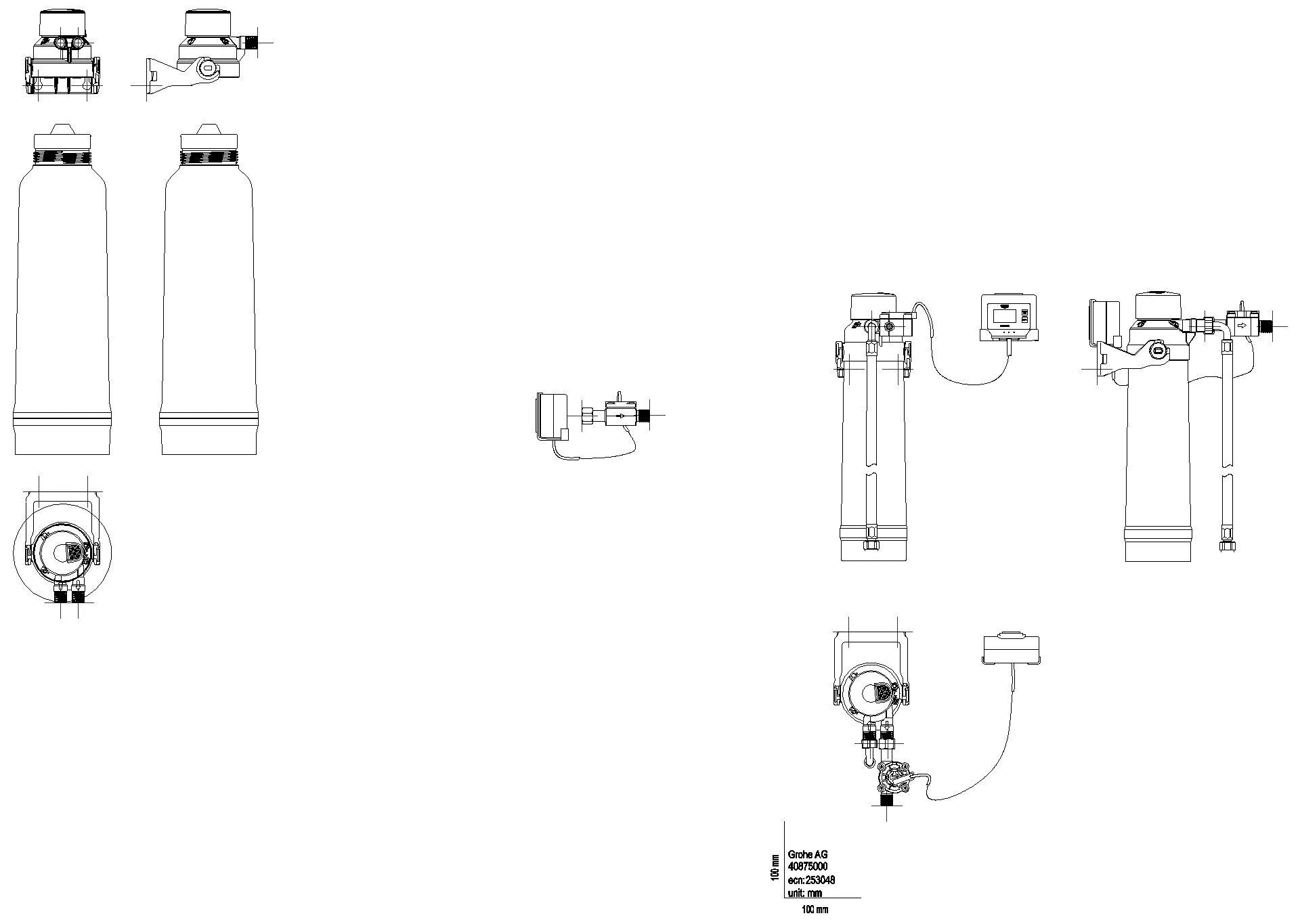 GROHE Filter Starter Set GROHE Blue 40875 Magnesium + Zink