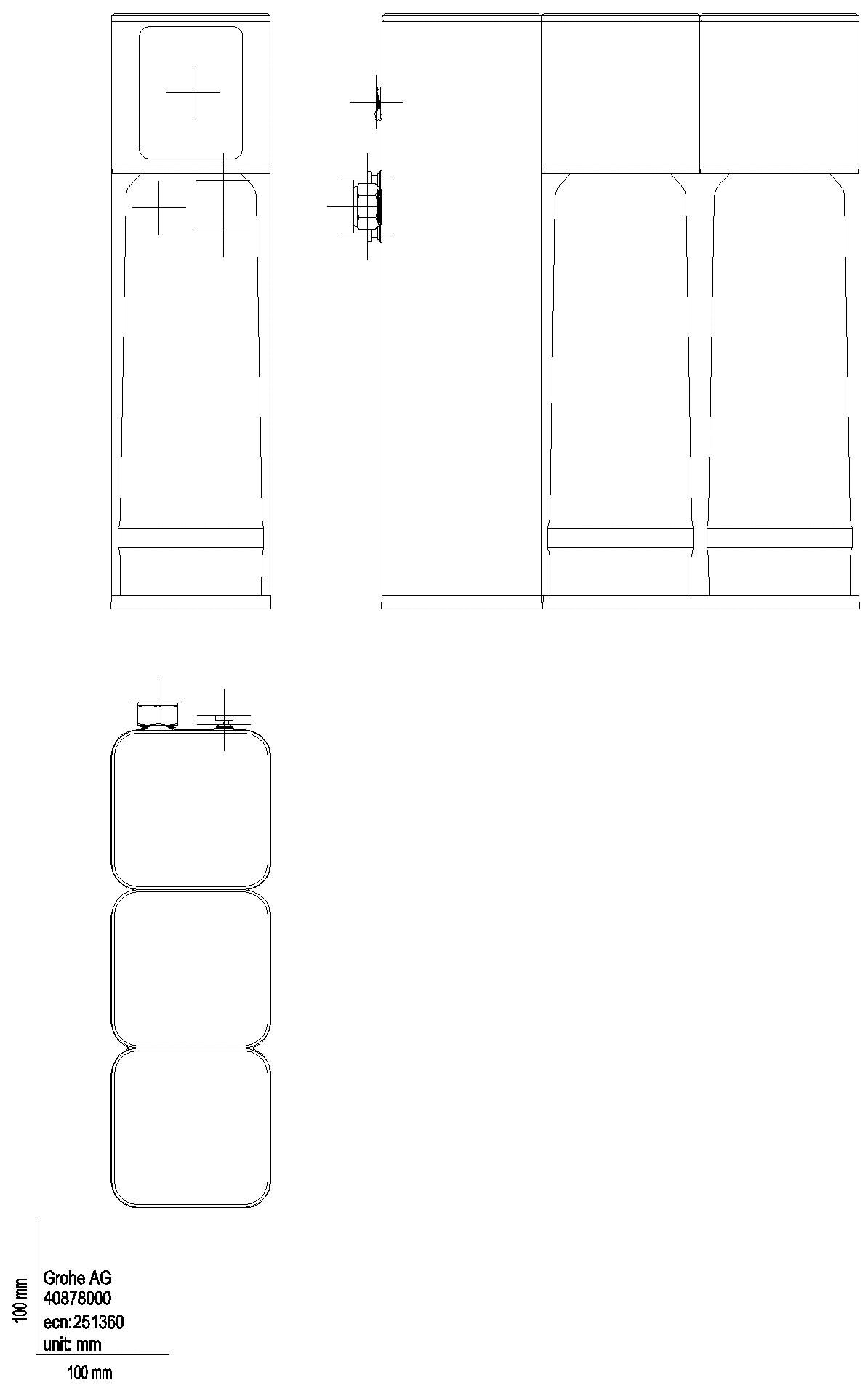 GROHE Filter Starter Set GROHE Blue 40878 Umkehrosmose + Mineralisierung