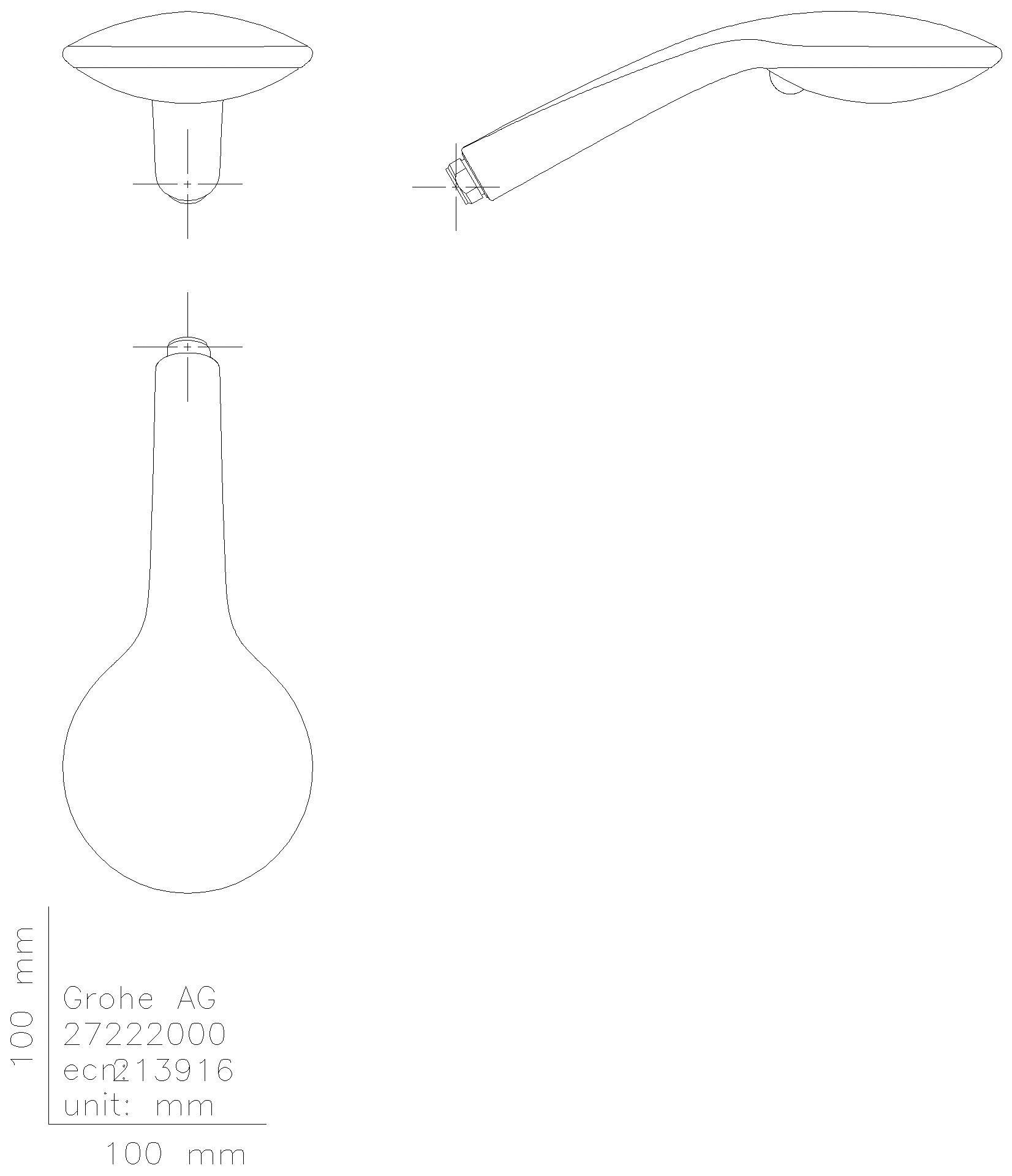 GROHE Handbrause Euphoria 110 Champagne 27222 17l/min SprayDimmer chrom