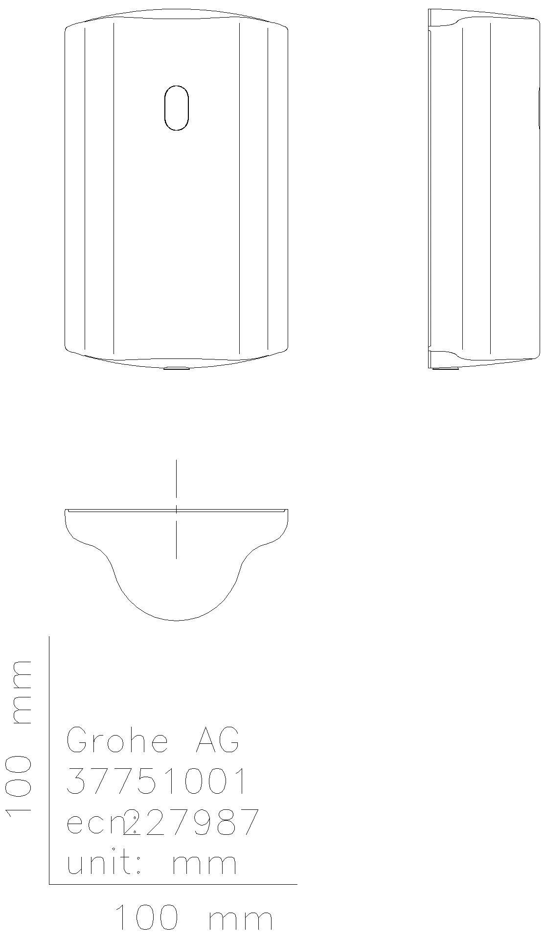 GROHE AP-Umrüsteinheit Tectron 37751_1 für UR-Einbauspüler 37017/DAL509 chrom