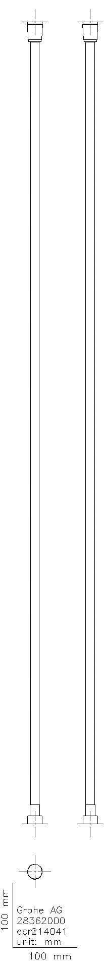 GROHE Brauseschlauch Silverflex TwistStop 28362_1 1250mm cool sunrise