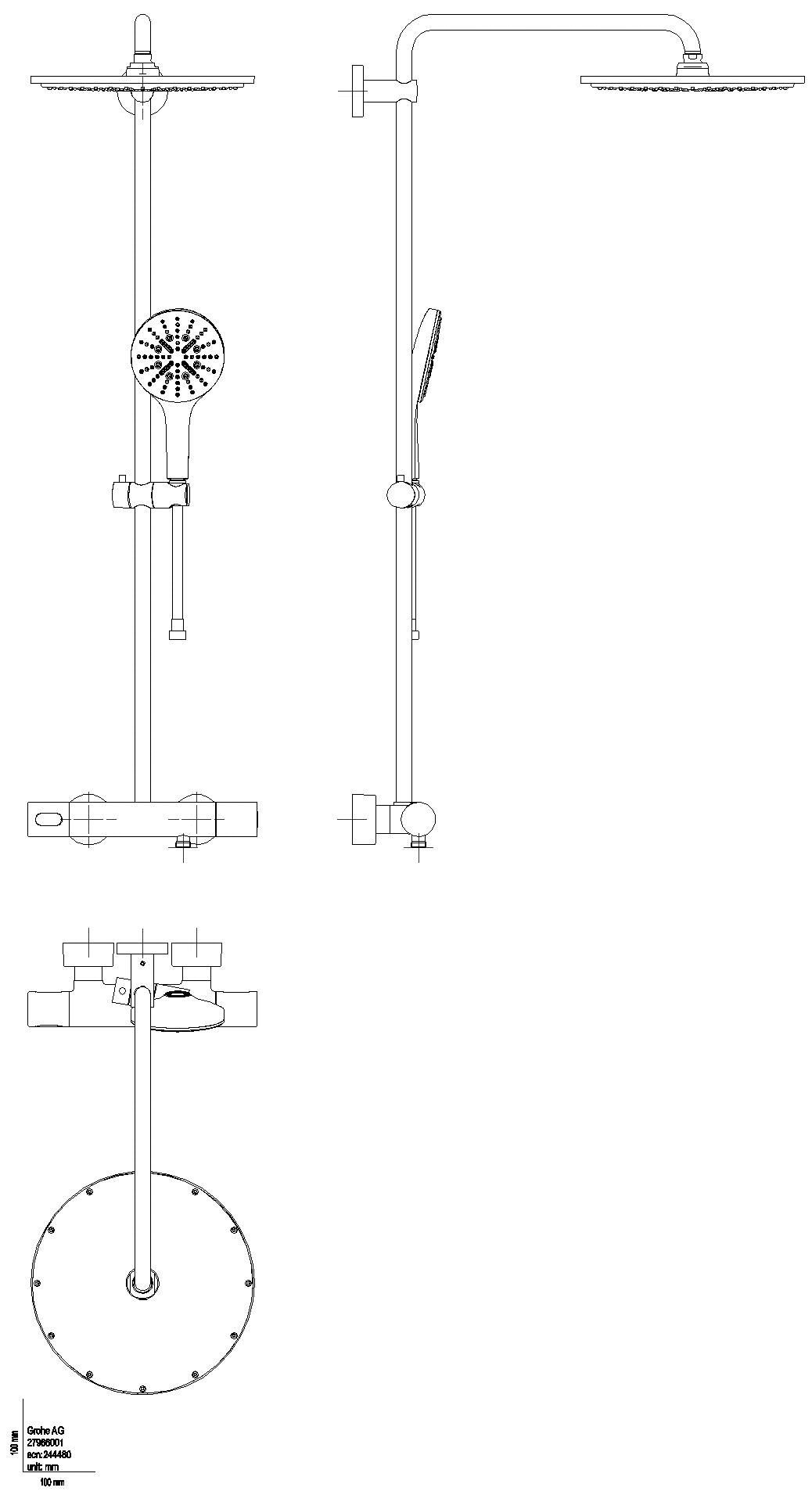 GROHE Duschsystem Rainshower SmartActive 310 27966_1 THM KB 27477 chrom