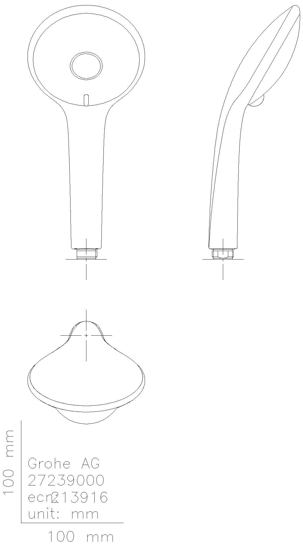 GROHE Handbrause Euphoria 110 Massage 27239 SprayDimmer 8,2l/min chrom