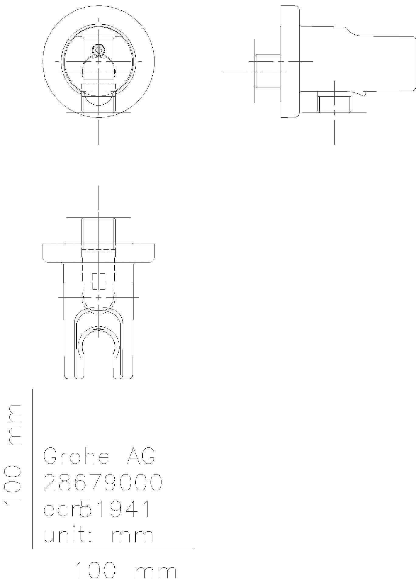 GROHE - GROHE UP-Duschsystem Eurosmart 25288 mit FMS/SmartBox/Kopfbr./WH-Set chrom