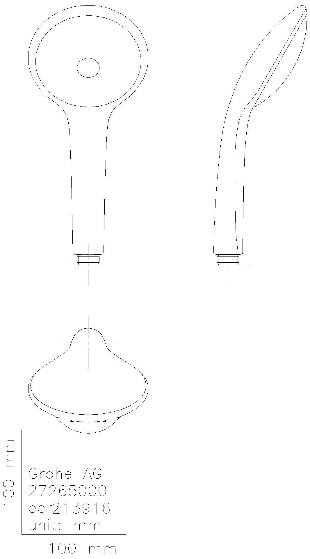 GROHE Handbrause Euphoria 110 Mono 27265 21,7l chrom