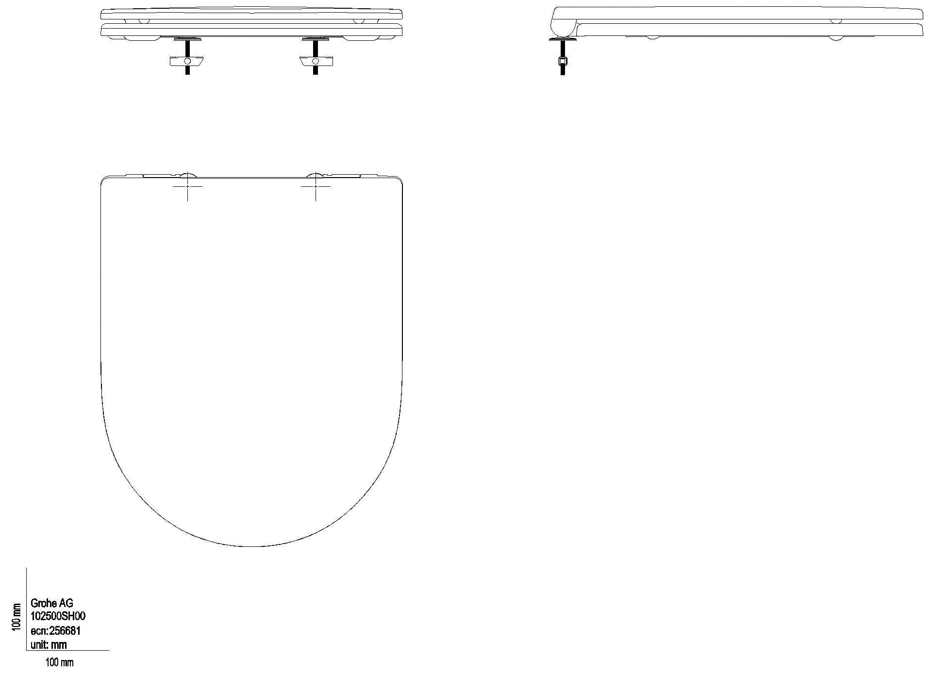 GROHE WC-Sitz Euro Keramik 102500 Soft Close mit Deckel alpinweiß
