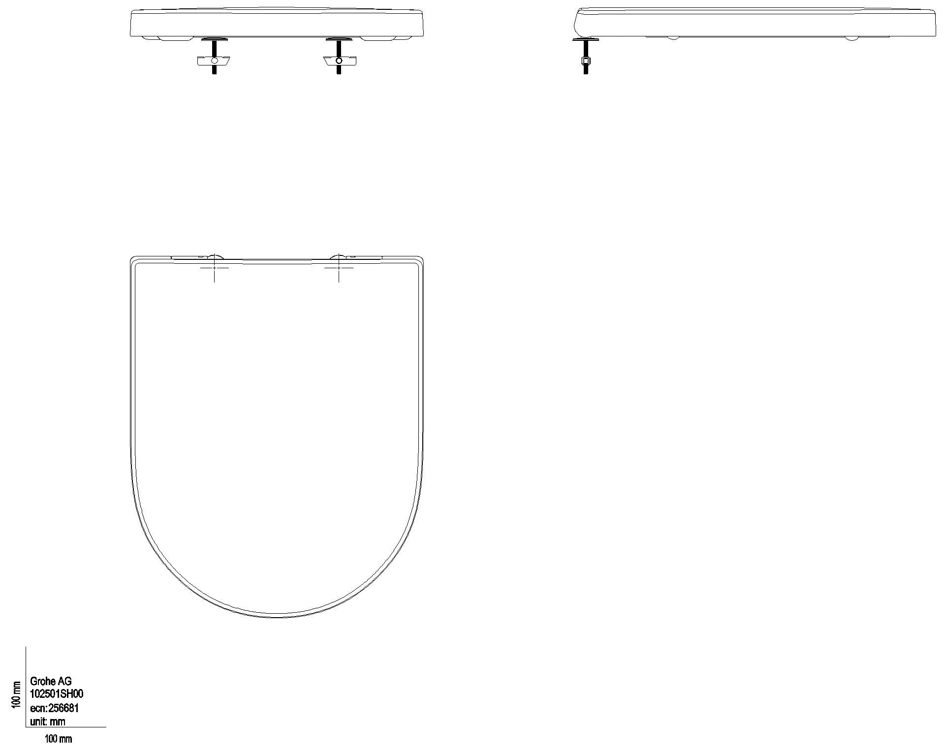 GROHE WC-Sitz Euro Keramik 102501 Soft Close mit Deckel alpinweiß