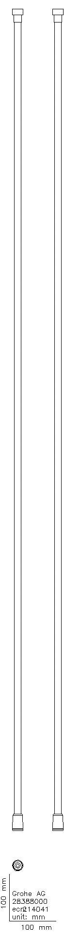 GROHE Brauseschlauch Silverflex TwistStop 28388_1 1750mm supersteel