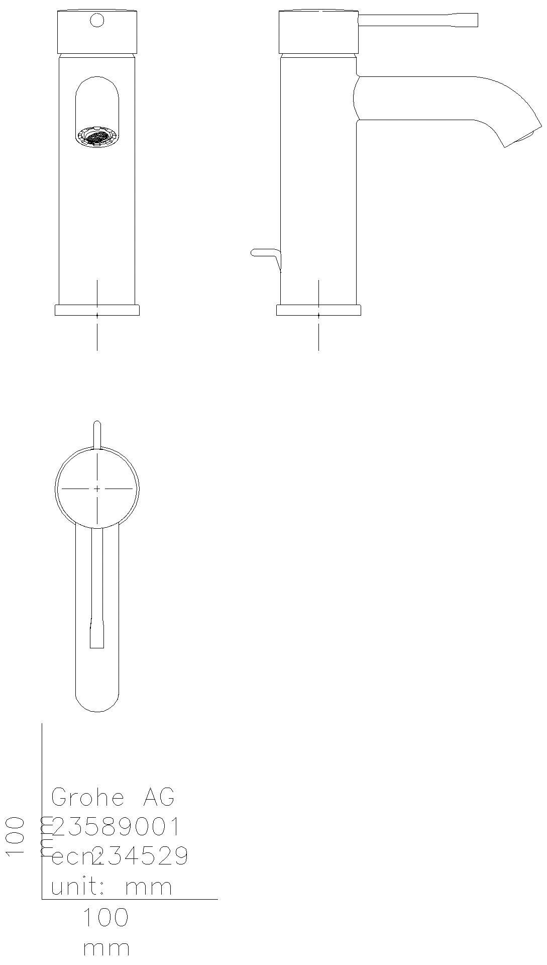 GROHE EH-WT-Batterie Essence 24171_1 S-Size supersteel