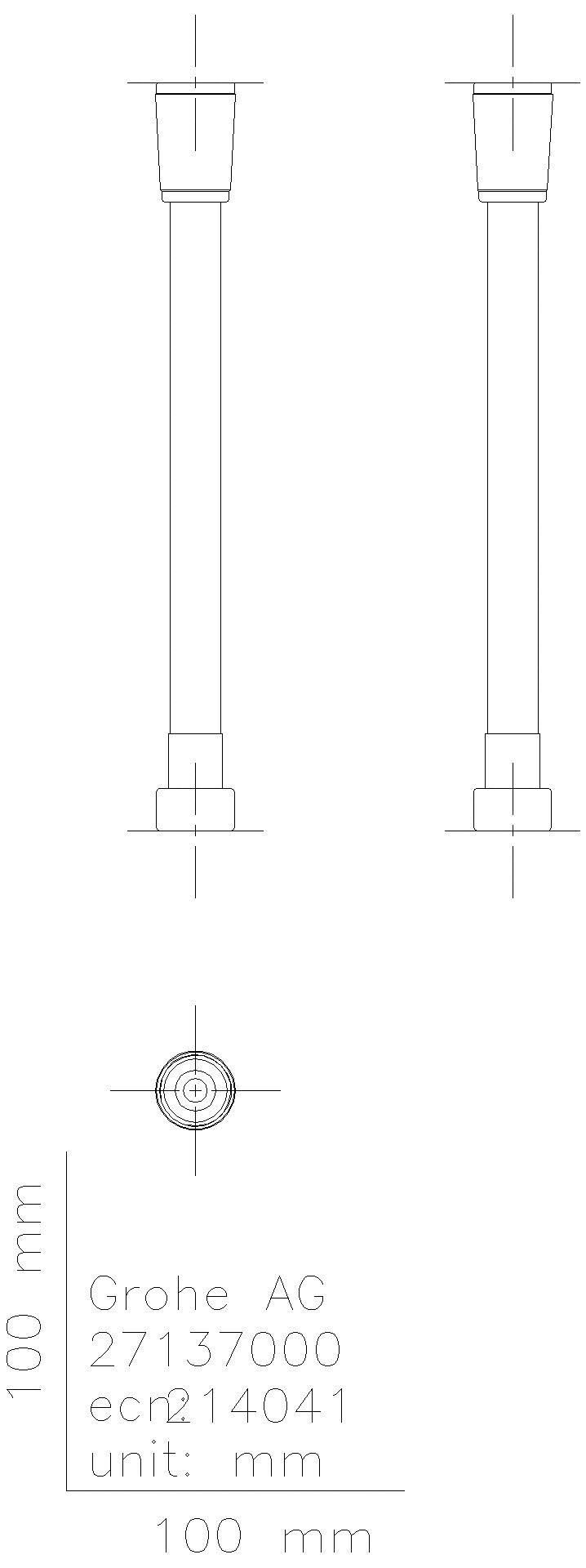 GROHE Brauseschlauch Silverflex TwistStop 27137_1 2000 mm chrom