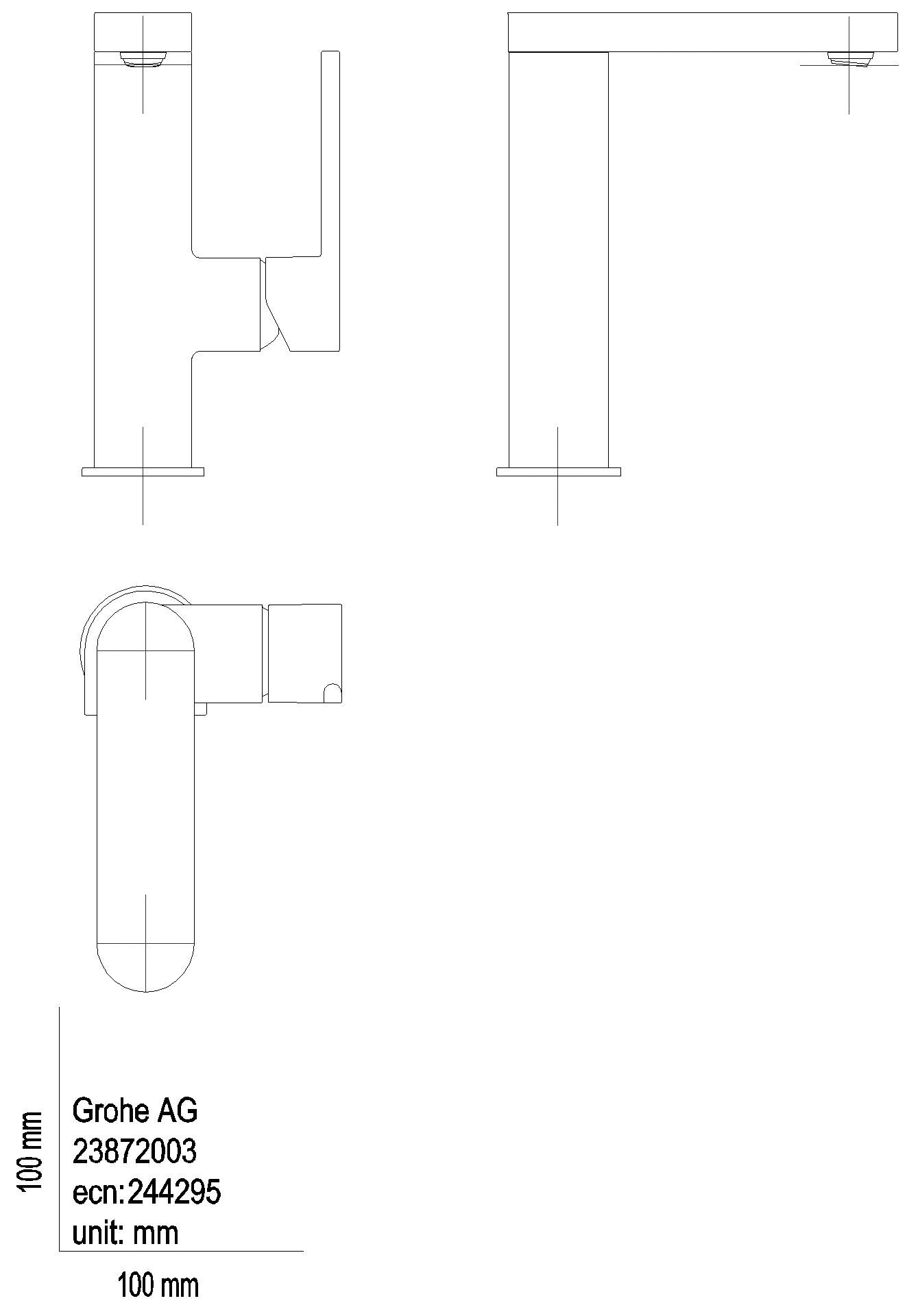 GROHE EH-WT-Batterie Plus 23872_3 M-Size Push-open Ablaufgarnitur chrom