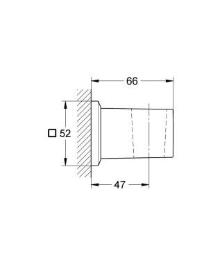 GROHE Allure Brilliant Wandbrausehalter GROHE - GROHE Allure Brilliant Wandbrausehalter