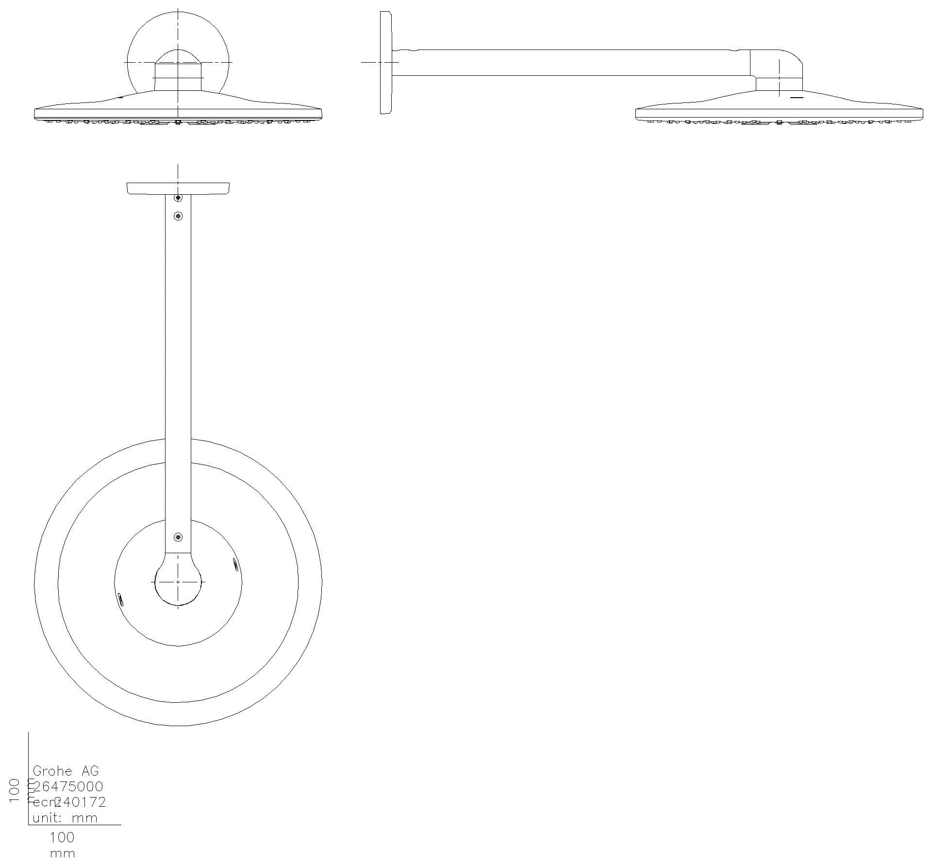 GROHE Kopfbrauseset Rainshower 310 SmartActive 26475 BA supersteel