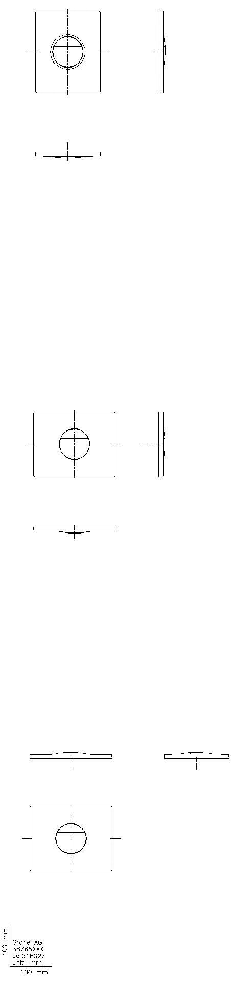 GROHE WC-Betätigung Nova Cosmopolitan 38765 phantom black