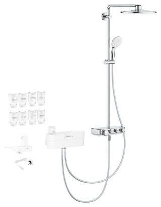 GROHE Euphoria Purefoam Duschsystem mit Thermostatbatterie